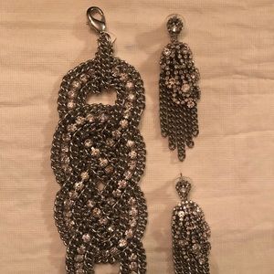 Earring and bracelet set